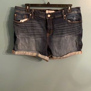 Plus size Jean shorts